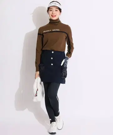 새상품 and per se 멀티 스트레치 퍼 절개 코디 로이 스커트