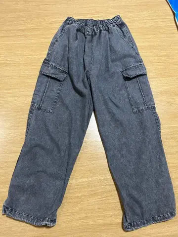 그레이 데님 팬츠