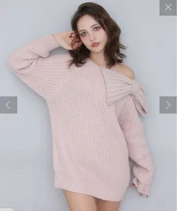 Seemi by niceclaup 리본 니트 원피스