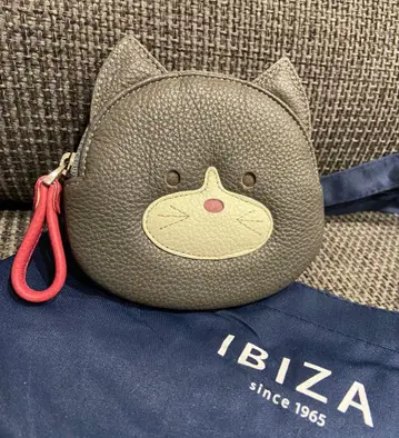 IBIZA 이비사 고양이 멀티 케이스 (코인 케이스) 새상품급 그레이