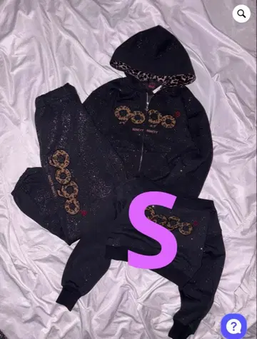 9090 girl OG 로고 글리터 셋업