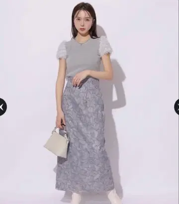 [미사용 새상품] 마이 스트라다 비올라 자수 스커트
