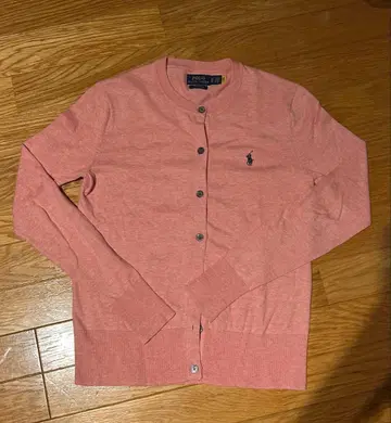 POLO 랄프 로렌 핑크 가디건