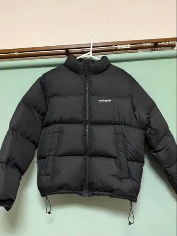 mahagrid 블랙 다운 자켓