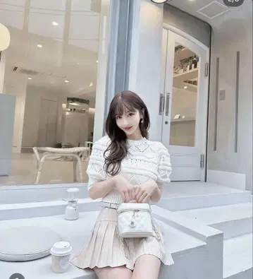 리우 riu 반팔 니트
