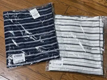 MA Firsthand BASIC LOGO 자수 루즈 보더 바스크 TEE