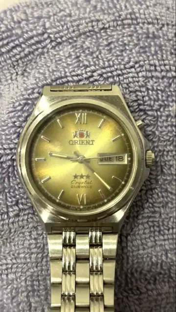 ORIENT Crystal 21 jewels 골드 다이얼