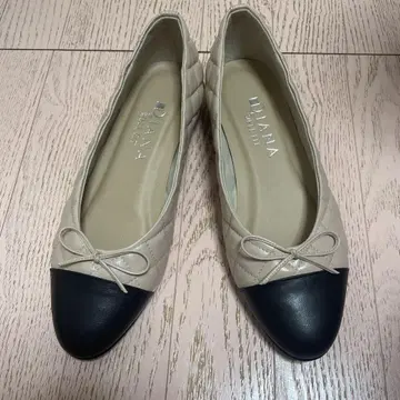 DIANA 리본 포함 플랫슈즈 23.0cm