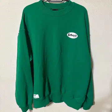 Schott 그린 스웨트 셔츠