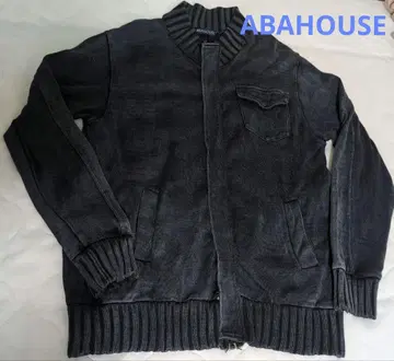 [ ABAHOUSE ] 워셔블 가공 자켓 다크 그레이