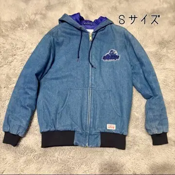 XLARGE 후드 부착 데님 점퍼 S 사이즈