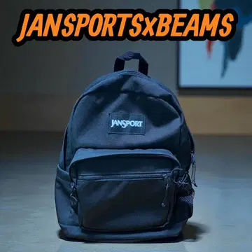 JANSPORT BEAMS 콜라보 블랙 백팩