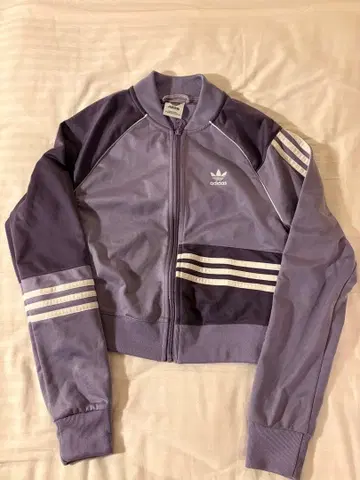 adidas 퍼플 스트라이프 저지