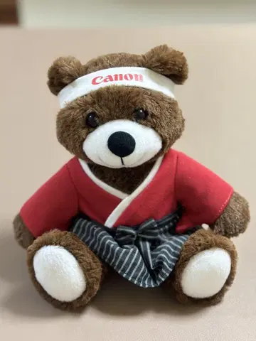 CANON EAGLES 곰 봉제 인형 & 무릎 담요 세트