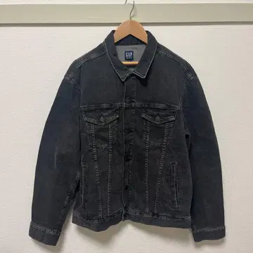 GAP 워시웰 아이콘 데님 자켓 블랙 XL