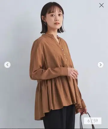 그린 라벨 릴랙싱 [결론 시리즈] 전방위 핏 블라우스