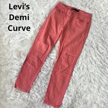 Levi's 데미커브 스키니 코랄 핑크 25