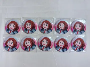 나의 히어로 아카데미아 히로아카 글리터 캔뱃지 우라라카 오챠코