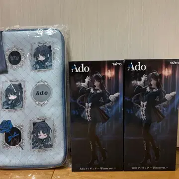 Ado 라운드원 피규어 Winter ver 2개 응원봉 케이스