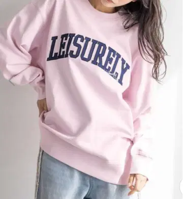 로리즈팜 로고 트레이닝복 핑크
