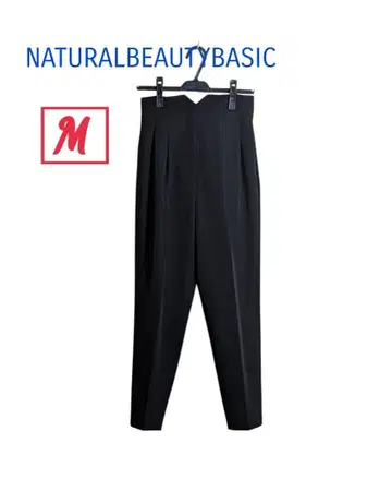 NATURALBEAUTYBASIC 노치 라인 하이웨스트 팬츠 M 사이즈