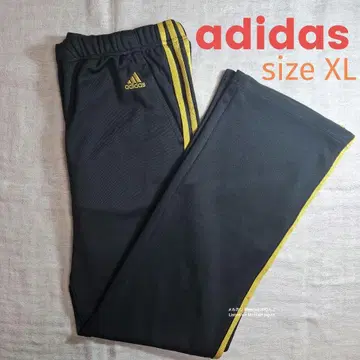 아디다스 adidas [저지 하의 팬츠 하의] 여성용 블랙 골드 XL