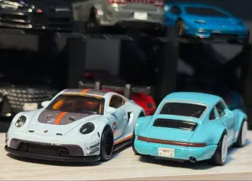핫휠 포르쉐 911 GT3 걸프 / 포르쉐 964 [ 2대 세트 ]