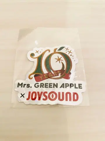 Mrs.GREENAPPLE x JOYSOUND 10YEARS 기념 스티커