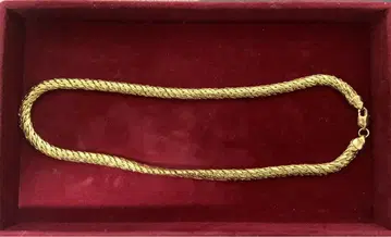 골드 컬러 목걸이 골드 컬러 45cm 정리품