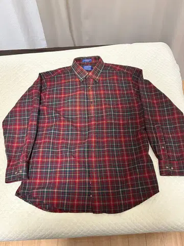 90년대 Pendleton 체크 무늬 긴팔 셔츠