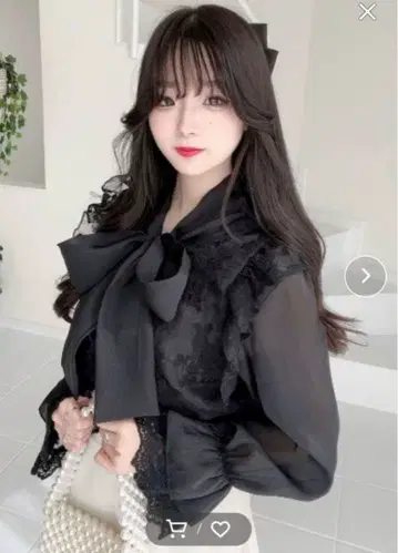 TITTY&CO. 시스루 블라우스 블랙