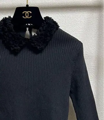 [새상품] UNITED ARROWS 레이디 플라워 튤 니트