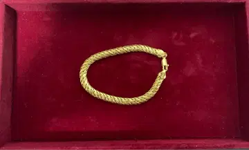 골드 컬러 여성용 팔찌 골드 컬러 20cm 정리품