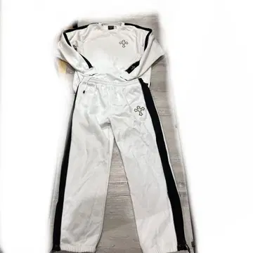 FARSCAPE 크로스 자수 화이트 맨투맨 XXXXL