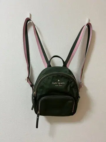 케이트 스페이드 kate spade 나일론 미니 백팩 그린 핑크