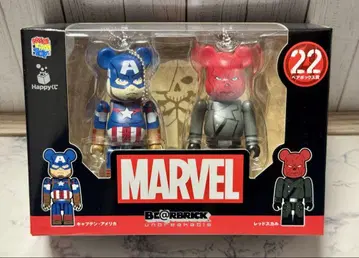 MARVEL BE@RBRICK 2체 세트 캡틴 아메리카