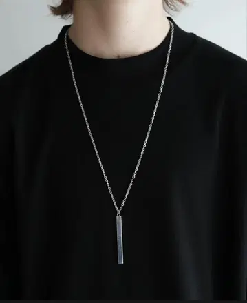 CTHY OBJECT NECKLACE RHODIUM SILVER