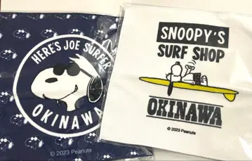 SNOOPY'S SURF SHOP 오키나와 한정판 타월 스누피 핸드 타월