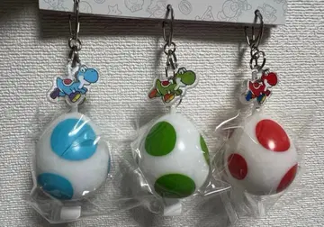 USJ 한정판 요시 빛나는 키체인 세트 닌텐도 월드 마리오