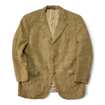 구제 해리스 트위드 트위드 울 소재 테일러드 자켓 남성용 L 상당