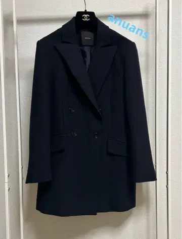 anuans 미들 길이 더블 자켓