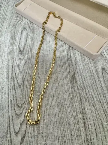 50cm 33g 골드 컬러 금 패션 목걸이