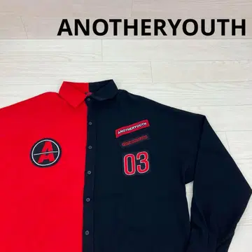ANOTHERYOUTH 아나더유스 바이컬러 긴팔 셔츠