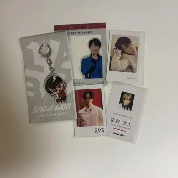 SnowMan 미야타테 료타 스노치루 키링 특전 카드 세트