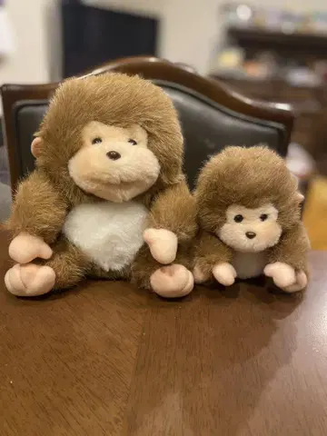 봉제 인형 원숭이 가족
