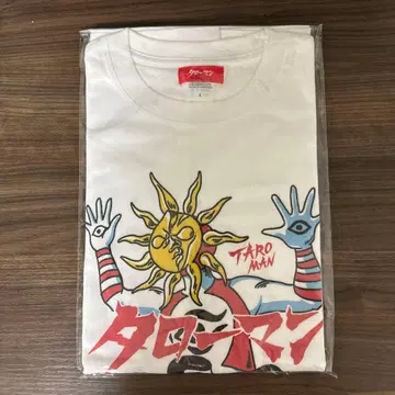 타로맨 T셔츠 화이트 L사이즈