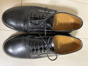 REGAL 블랙 레이스업 슈즈 여성용 24cm