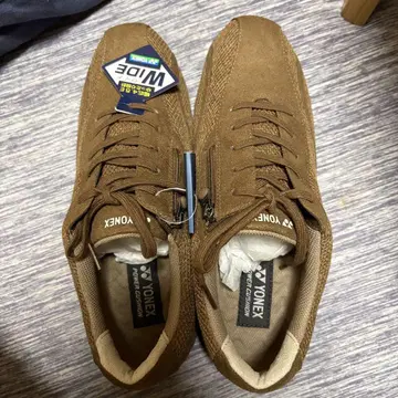 YONEX 와이드 브라운 워킹화 26cm