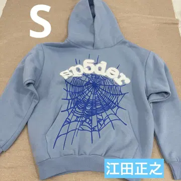 Sp5der 후드티 스카이블루 사이즈 S -