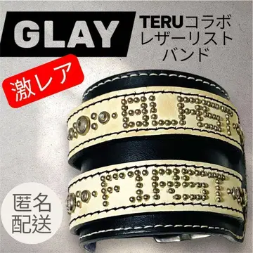 [초레어 단종] 선착순! GLAY TERU 콜라보 가죽 리스트 밴드
